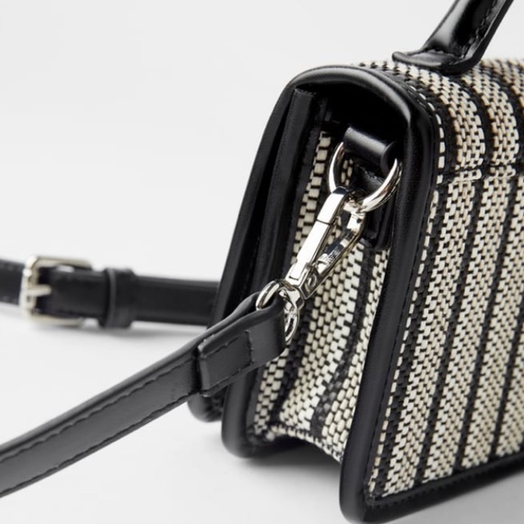 Zara woven exterior crossbody bag - Picture 4 of 5